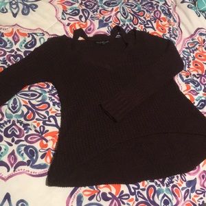 Cute slit top sweater